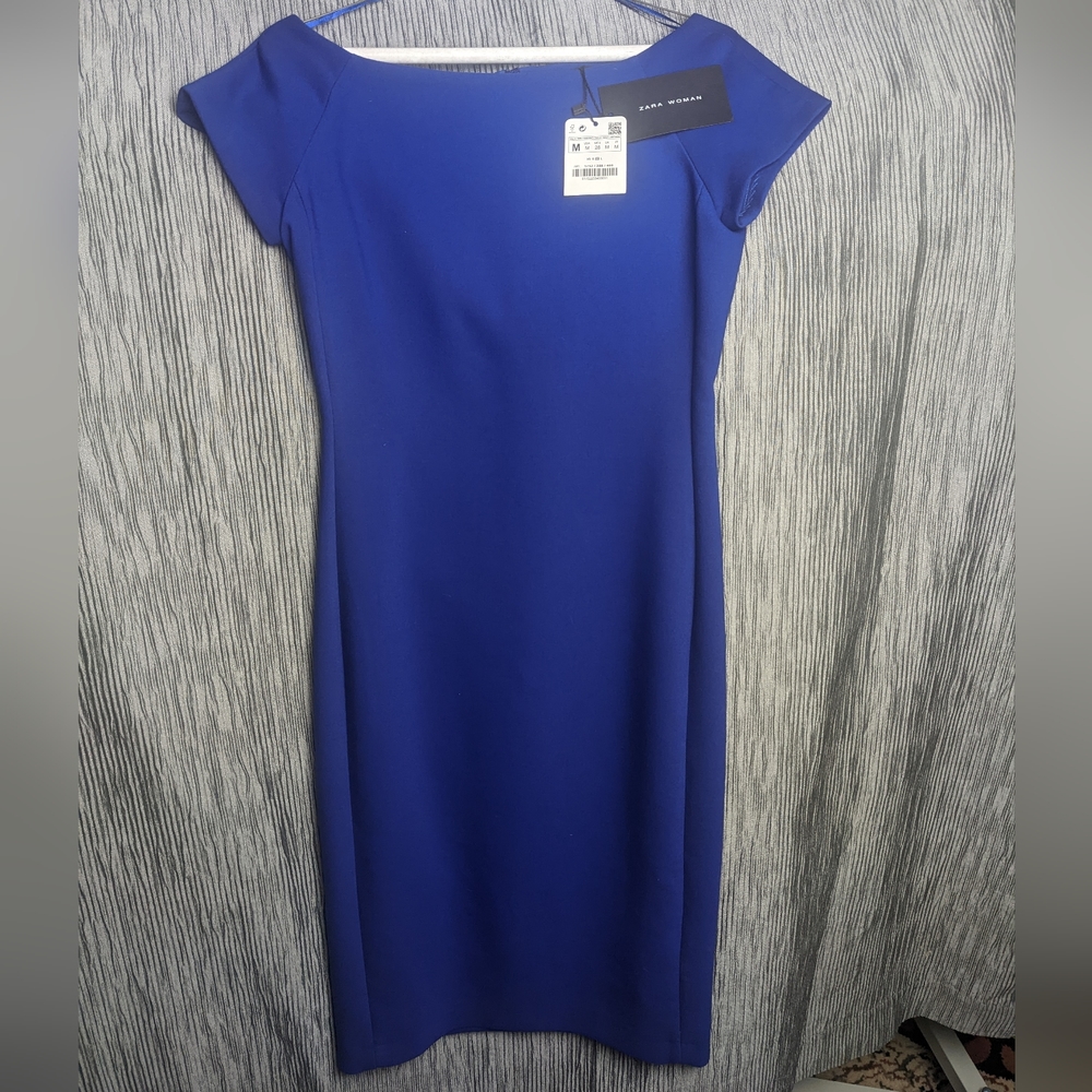 Zara Blue Dress Size Medium